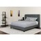 Flash Furniture Full Platform Bed Set, Gray HG-BMF-46-GG - alternate 1